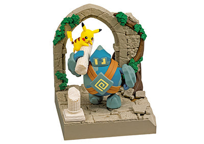 POKEMON - RE-MENT - POKEMON DIORAMA COLLECTION : CASTLE RUINS - Individual blind box