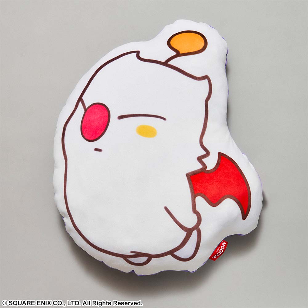 MOOGLE Fluffy Fluffy Die-cut Cushion - FINAL FANTASY