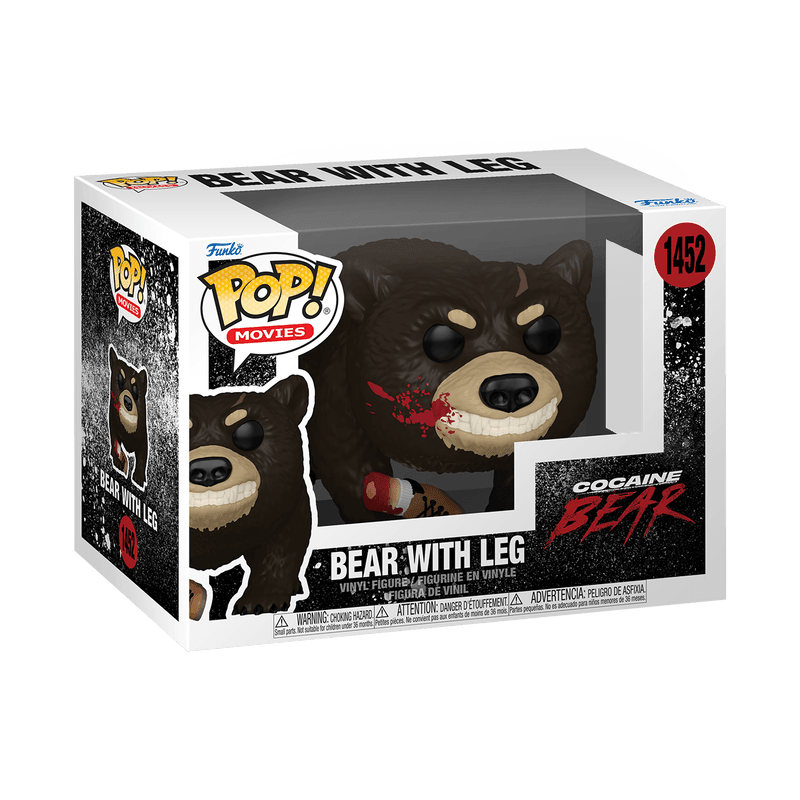 Cocaine Bear Funko Pop with leg - FigurineOut