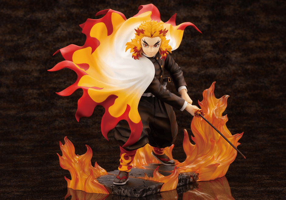 Demon Slayer Kyojuro Rengoku ARTFX J 1/8 Scale Figure - Kotobukiya - FigurineOut