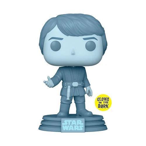 Funko Pop Hologram Luke Glow-in-the-Dark Return of the Jedi 40th Anniversary - Star Wars - FigurineOut