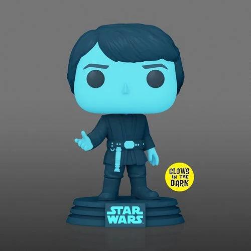 Funko Pop Hologram Luke Glow-in-the-Dark Return of the Jedi 40th Anniversary - Star Wars - FigurineOut