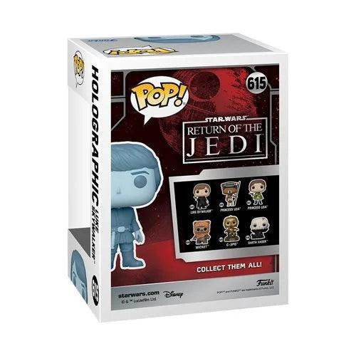 Funko Pop Hologram Luke Glow-in-the-Dark Return of the Jedi 40th Anniversary - Star Wars - FigurineOut