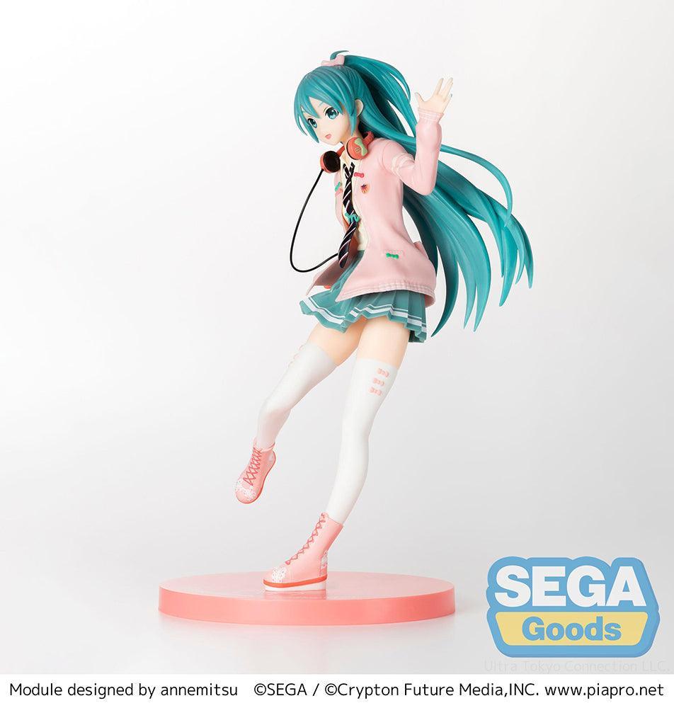 Hatsune Miku Project DIVA Arcade Future Tone Hatsune Miku (Ribbon Girl Ver.) SPM Figure - FigurineOut