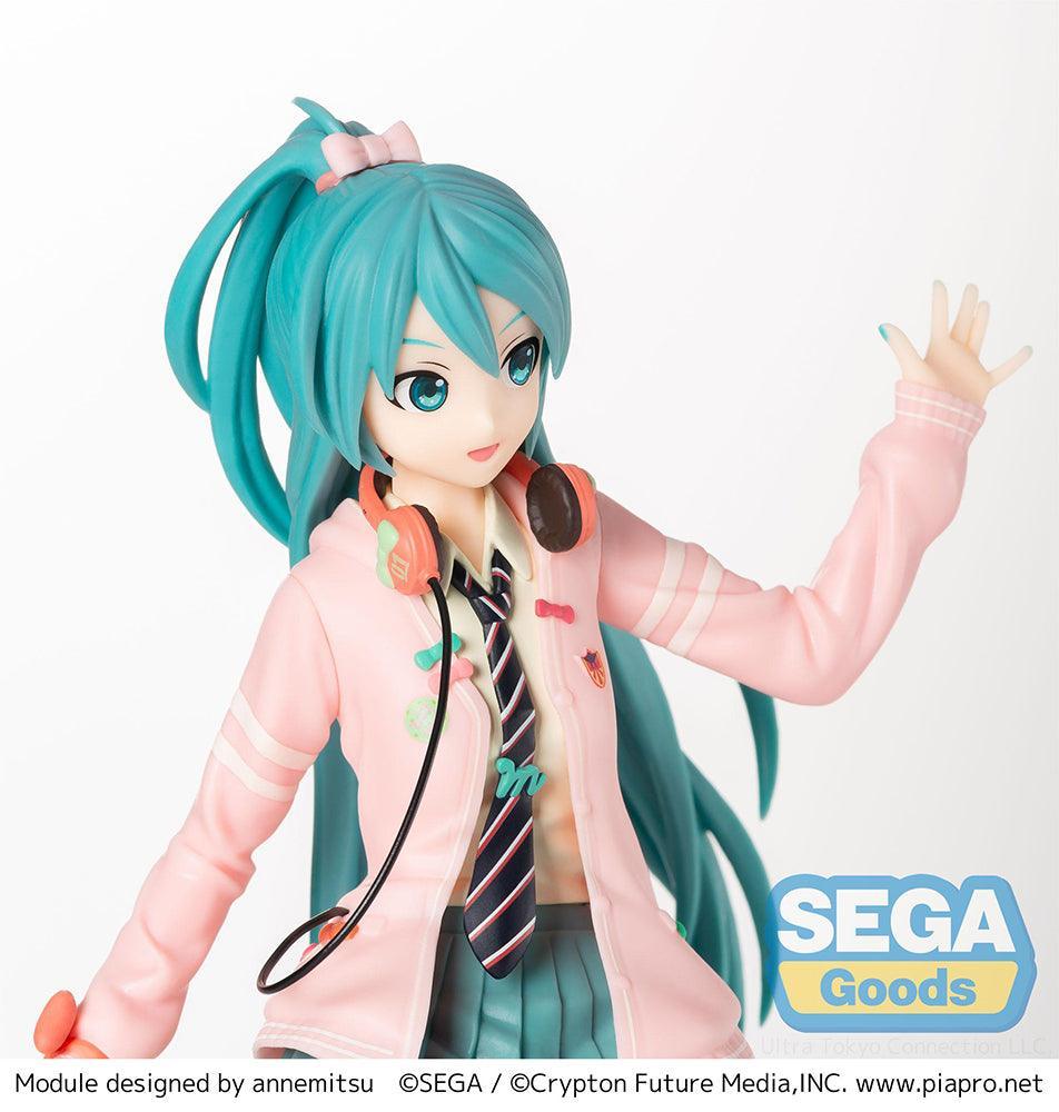 Hatsune Miku Project DIVA Arcade Future Tone Hatsune Miku (Ribbon Girl Ver.) SPM Figure - FigurineOut
