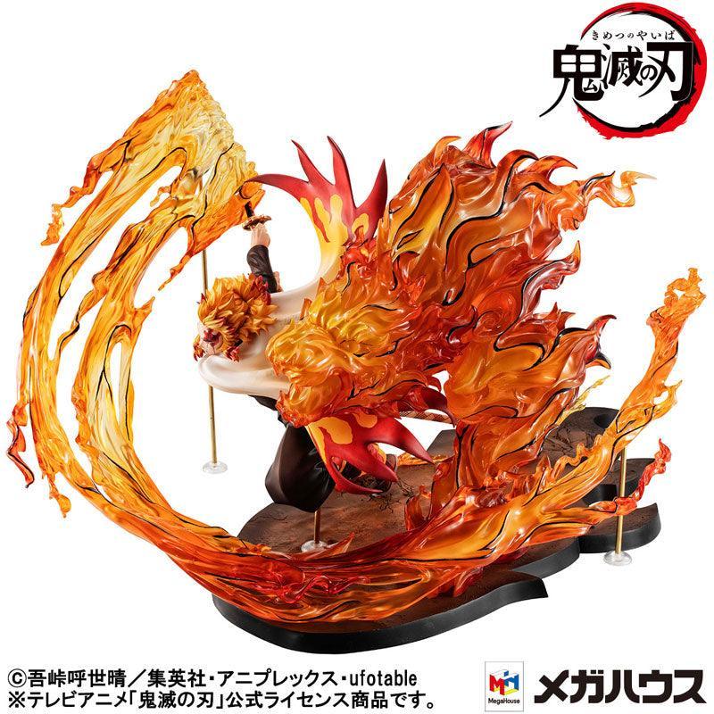 Kyojuro Rengoku Precious G.E.M. Series Flame Breathing Fifth Form: Flame Tiger - Demon Slayer - FigurineOut