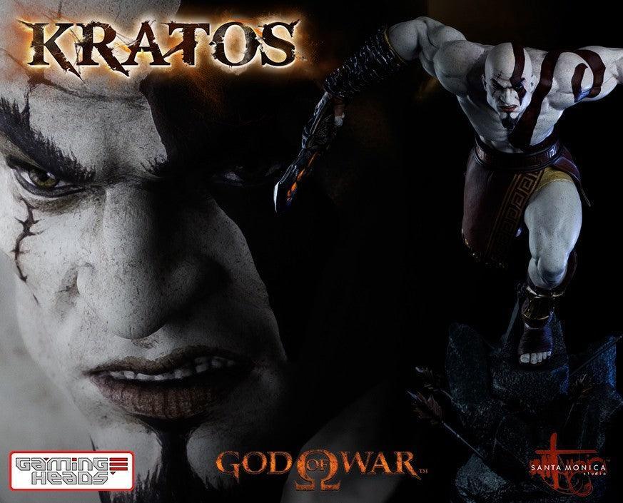 Lunging Kratos 1/4 Statue God of War - FigurineOut