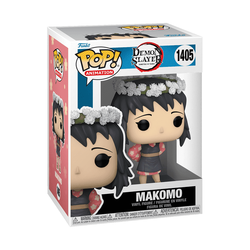 Makomo Flower Headdress Funko Pop! Vinyl Figure #1405 Demon Slayer - FigurineOut