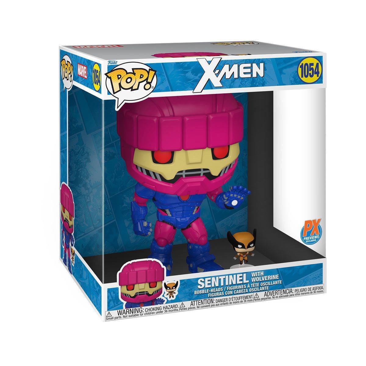 Sentinel & Wolverine Jumbo 10 Inch Pop! Vinyl Figure - Previews Exclusive - X-Men - FigurineOut