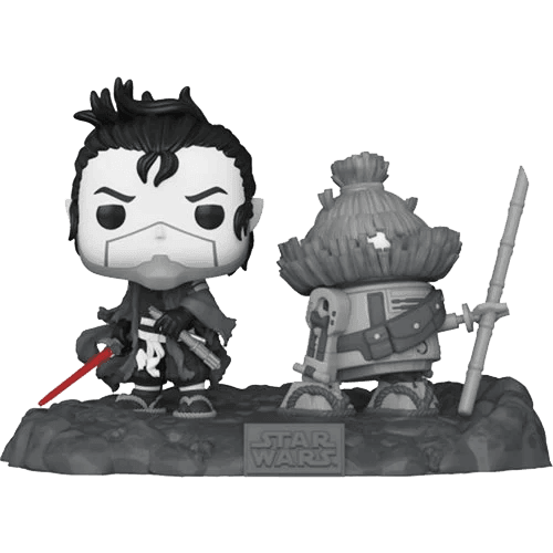 Star Wars: Visions The Ronin & B5-56 Deluxe Funko Pop Figure #502 - FigurineOut