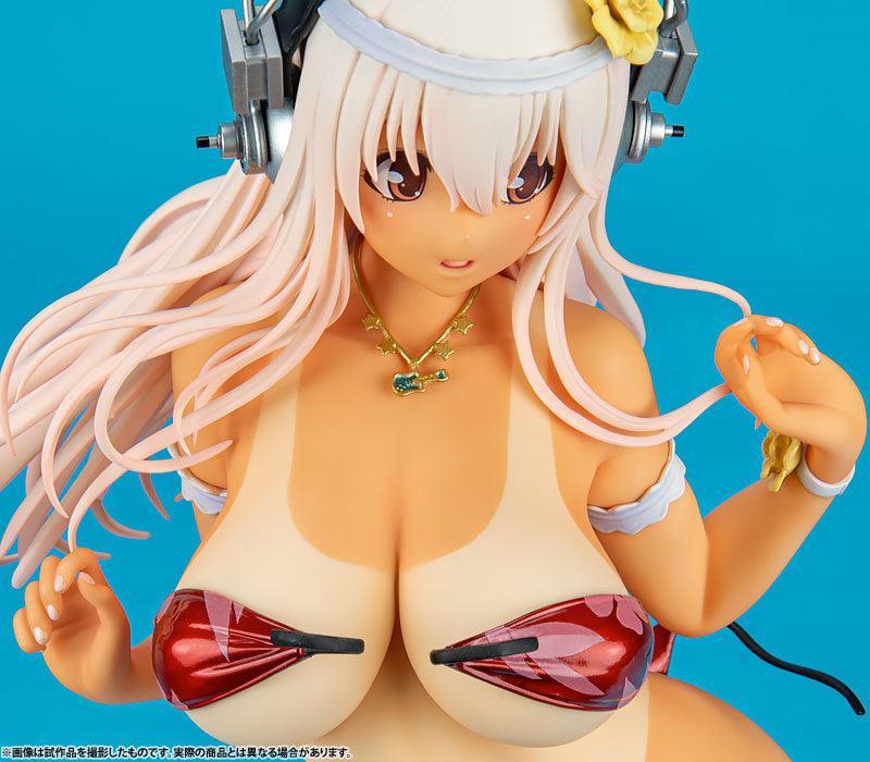 Super Sonico Summer Vacation version - Sun kissed - 1/4.5 scale - FigurineOut
