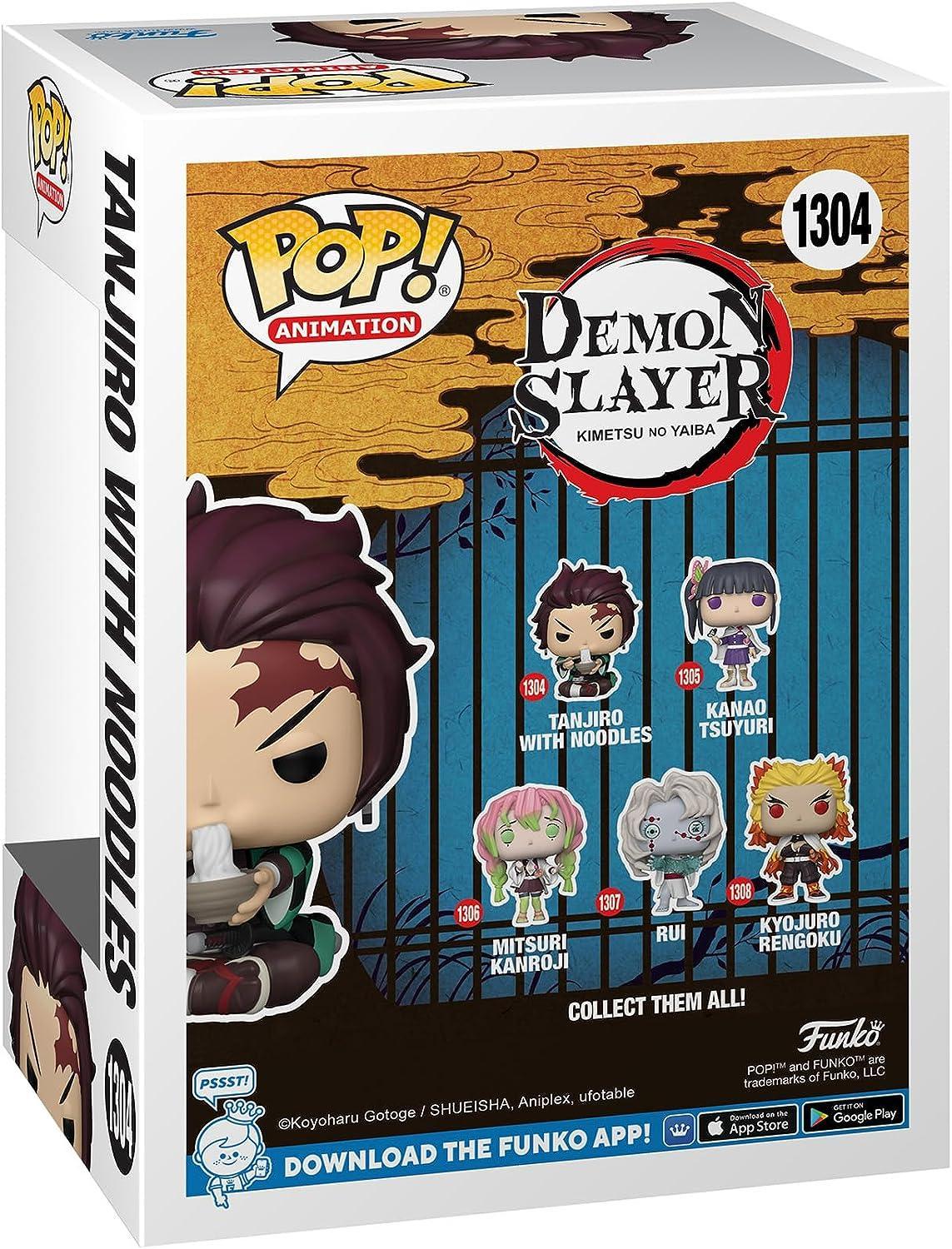 Tanjiro eating Noodles Funko Pop! Vinyl Figure #1304 - Demon Slayer - FigurineOut