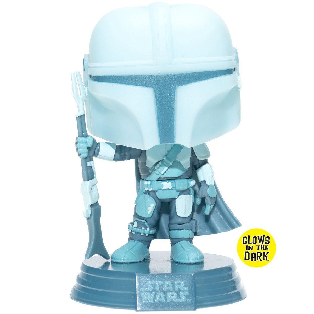 The Mandalorian Hologram Glow-in-the-Dark Funko Pop! Vinyl Figure #345 - EE Exclusive - FigurineOut