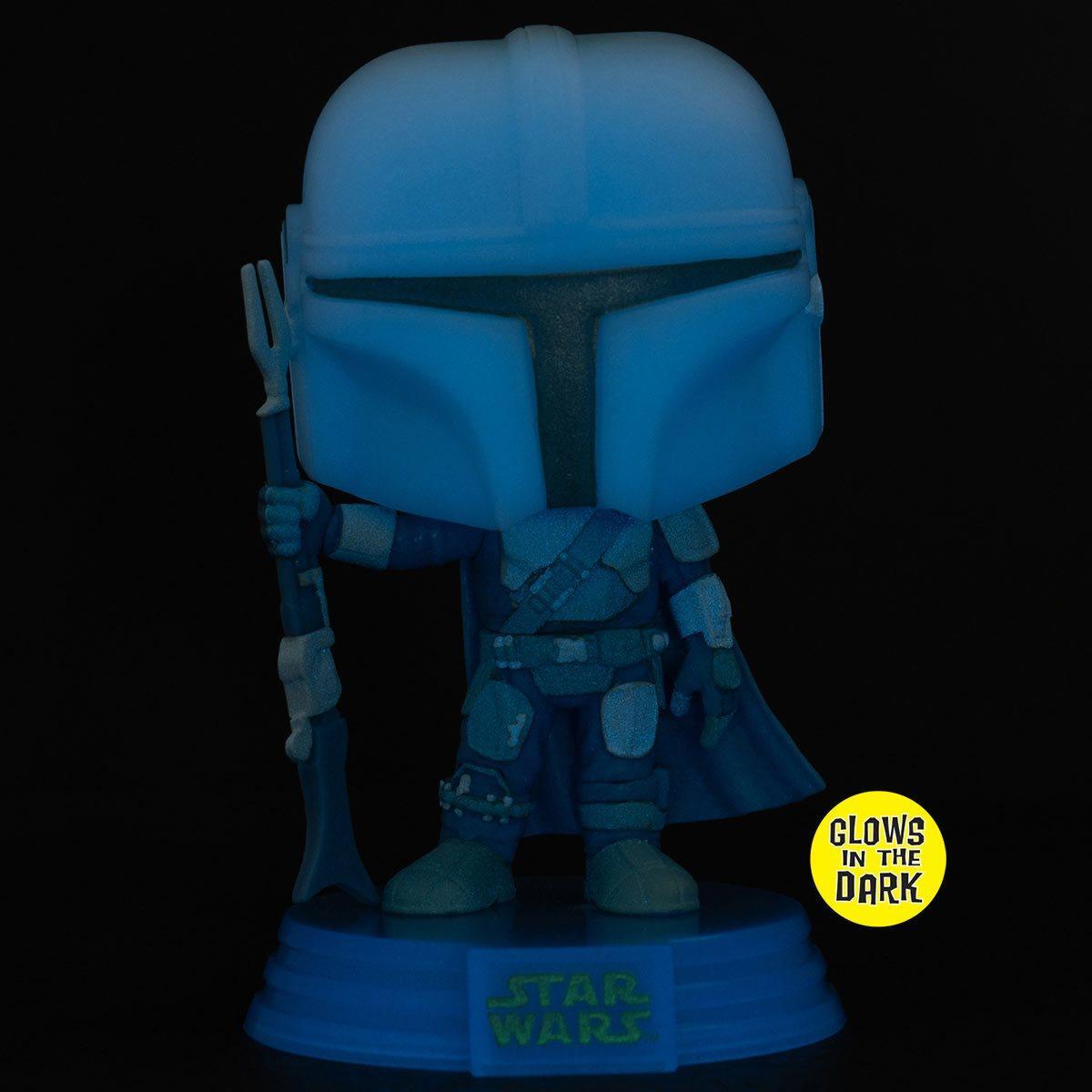 The Mandalorian Hologram Glow-in-the-Dark Funko Pop! Vinyl Figure #345 - EE Exclusive - FigurineOut