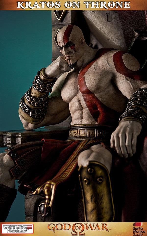 Kratos on Throne - FigurineOut