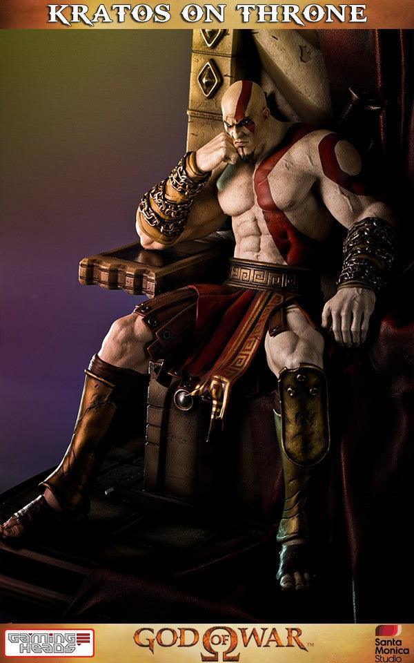 Kratos on Throne - FigurineOut
