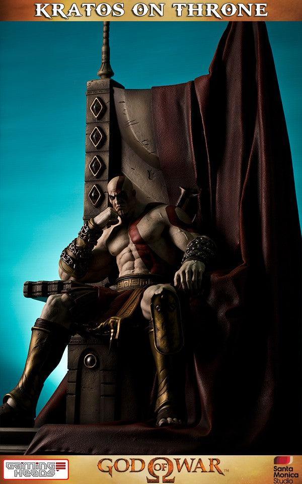 Kratos on Throne - FigurineOut