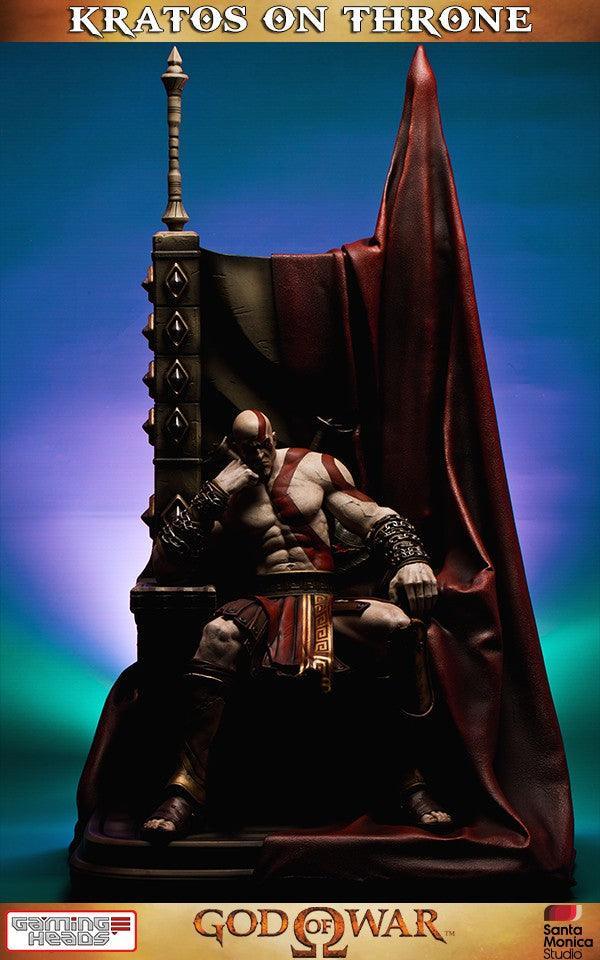 Kratos on Throne - FigurineOut