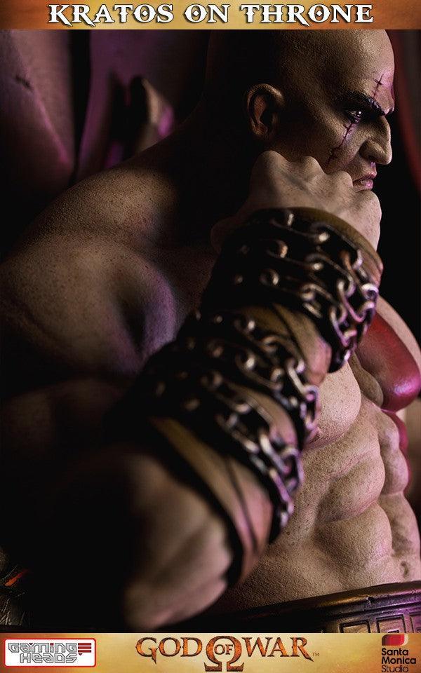 Kratos on Throne - FigurineOut
