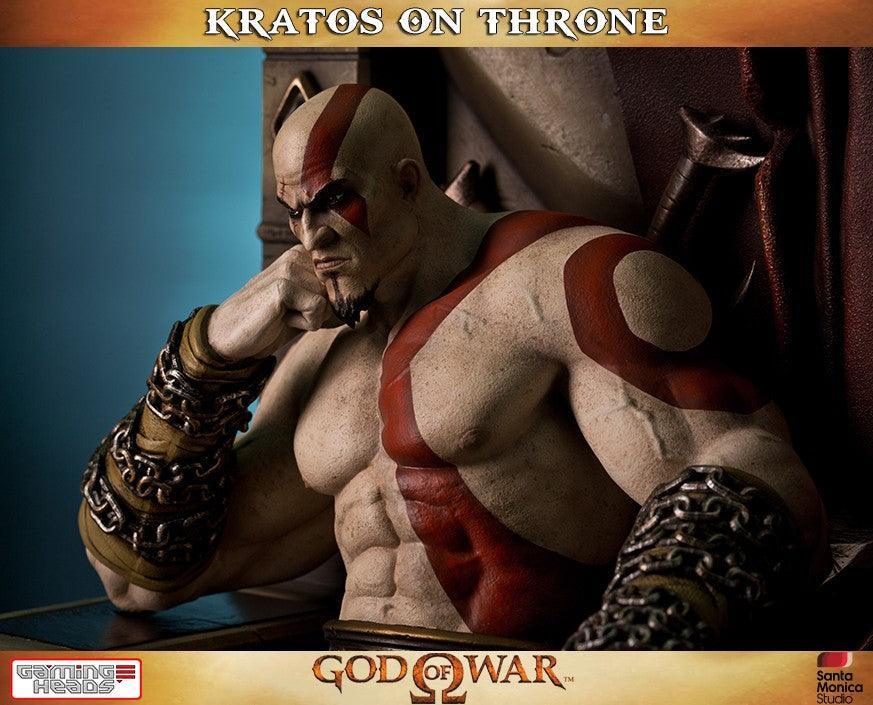 Kratos on Throne - FigurineOut