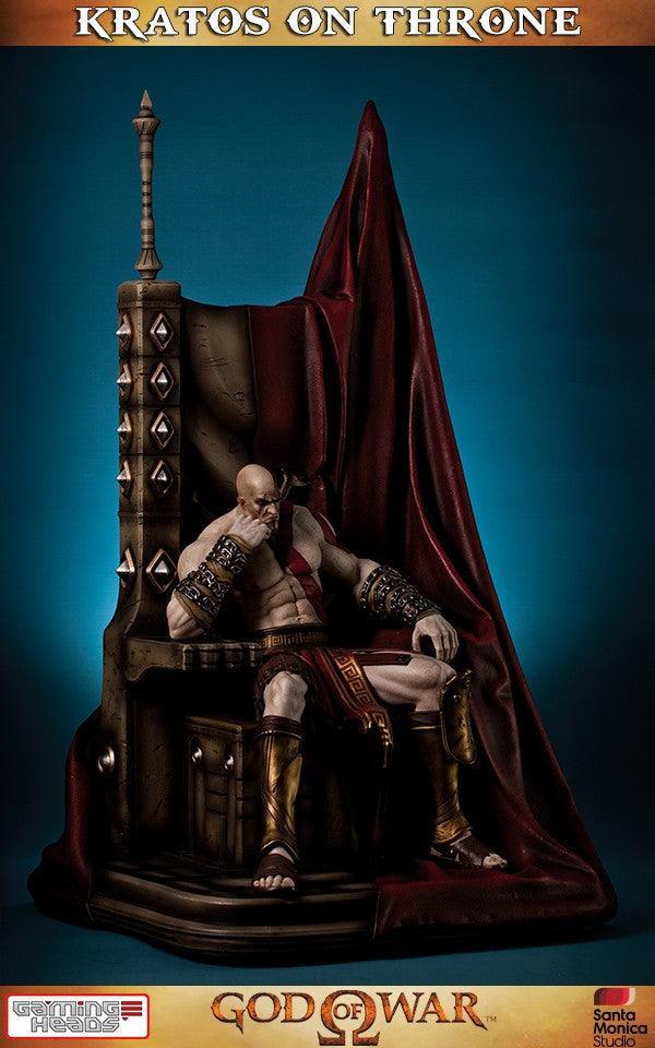 Kratos on Throne - FigurineOut