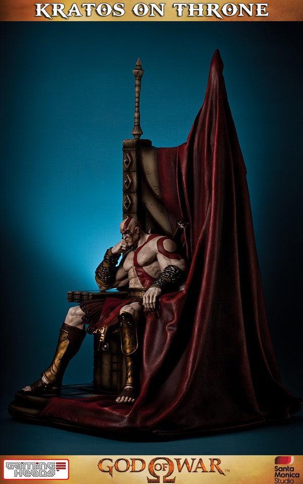 Kratos on Throne - FigurineOut