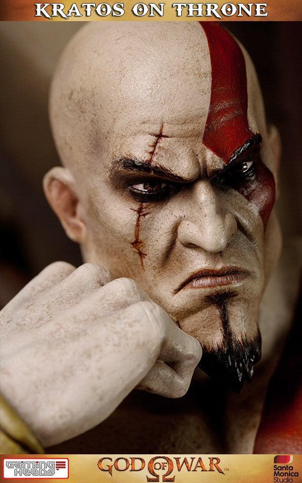 Kratos on Throne - FigurineOut